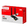 Обладнання Wi-Fi Adapter Mercusys MA30E, AC1200, Dual band 2.4/5GHz, Bluetooth 5.0, PCI-E