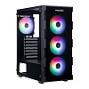 Корпус Prologix E114 Tempered Glass Black без БЖ