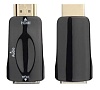Перехідник HDMI - VGA с аудио (YT-C-HDMI(M)/VGA(F)+AUX-B) (U-991 black)